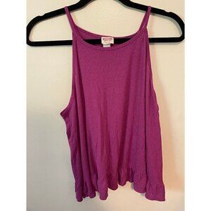 Mossimo Purple Ribbed Tank